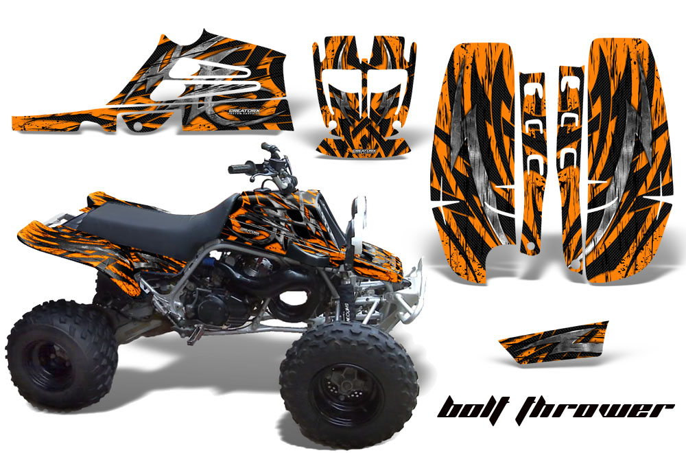 Yamaha Banshee Full Bore Graphic Kit Bolt Thrower Orange BB